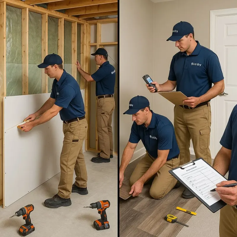 Repairs and Reconstruction process in Northfield, NJ